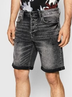 Αγορά 💯 Only & Sons Άνδρες Τζιν Σορτς Τζιν σορτσάκια Avi 22020784 Γκρι Regular Fit 💯