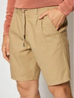 Εξοδος 👍 Only & Sons Άνδρες Υφασμάτινα Σορτς Σορτς υφασμάτινο Leo 22019201 Μπεζ Regular Fit ⭐