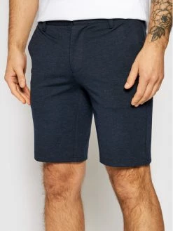 Τοπ 10 🔥 Only & Sons Άνδρες Υφασμάτινα Σορτς Σορτς υφασμάτινο Mark 22018669 Σκούρο μπλε Regular Fit 🥰