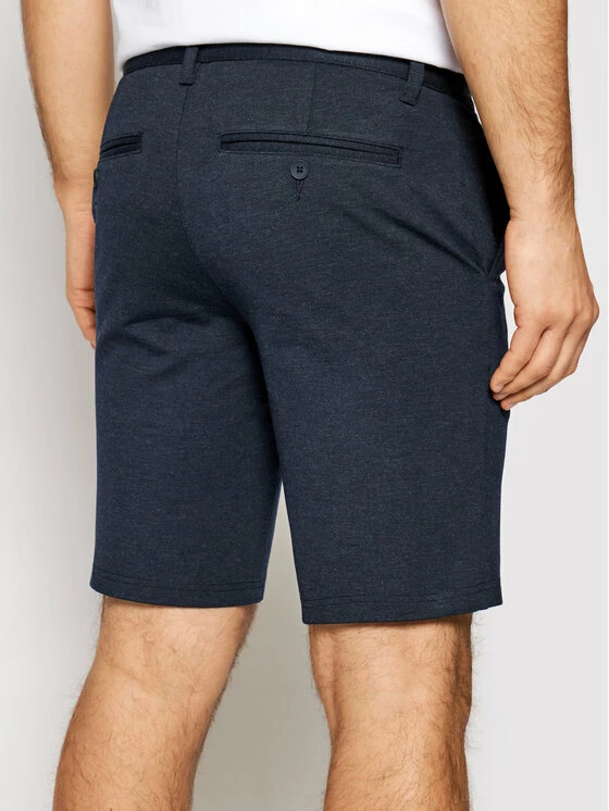 Τοπ 10 🔥 Only & Sons Άνδρες Υφασμάτινα Σορτς Σορτς υφασμάτινο Mark 22018669 Σκούρο μπλε Regular Fit 🥰 - Image 3