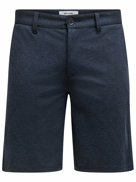 Τοπ 10 🔥 Only & Sons Άνδρες Υφασμάτινα Σορτς Σορτς υφασμάτινο Mark 22018669 Σκούρο μπλε Regular Fit 🥰 - Image 5