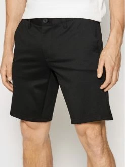 Νέος 💯 Only & Sons Άνδρες Υφασμάτινα Σορτς Σορτς υφασμάτινο Mark 22018667 Μαύρο Regular Fit 😍