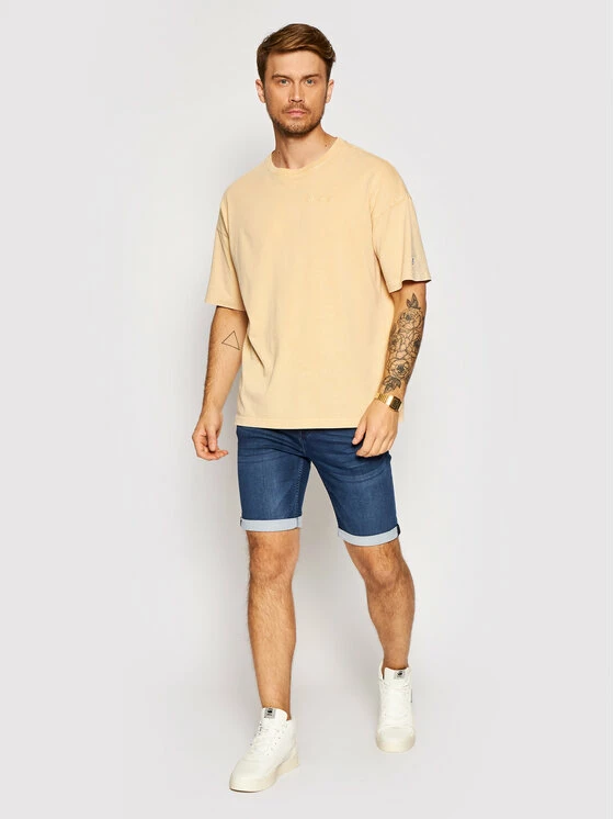 Προώθηση 😀 Only & Sons Άνδρες Τζιν Σορτς Τζιν σορτσάκια Ply 22018582 Σκούρο μπλε Regular Fit ✨ - Image 2