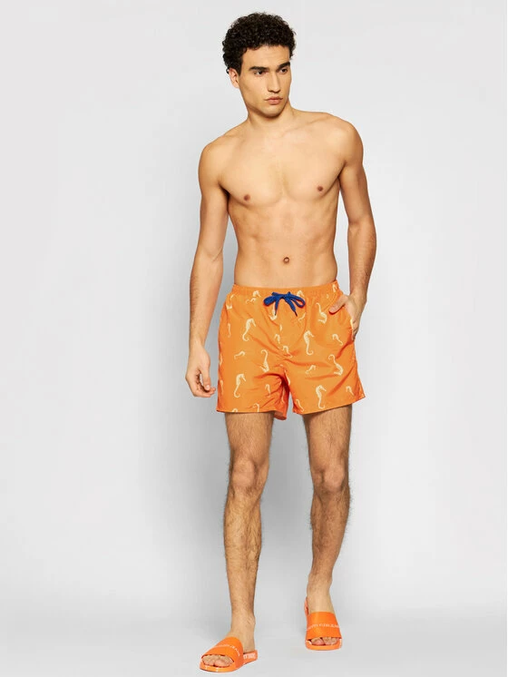 Best Pirce 🧨 Only & Sons Άνδρες Σορτς κολύμβησης Ted 22019093 Πορτοκαλί Regular Fit 🎁 - Image 2