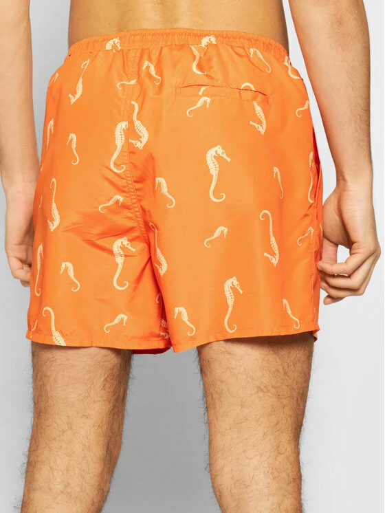 Best Pirce 🧨 Only & Sons Άνδρες Σορτς κολύμβησης Ted 22019093 Πορτοκαλί Regular Fit 🎁 - Image 3
