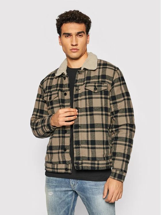 Αγορά 🛒 Only & Sons Άνδρες Μεταβατικά Μπουφάν Μπουφάν μεταβατικό Louis 22020419 Καφέ Regular Fit ✨