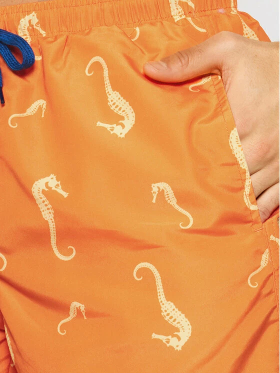 Best Pirce 🧨 Only & Sons Άνδρες Σορτς κολύμβησης Ted 22019093 Πορτοκαλί Regular Fit 🎁 - Image 5