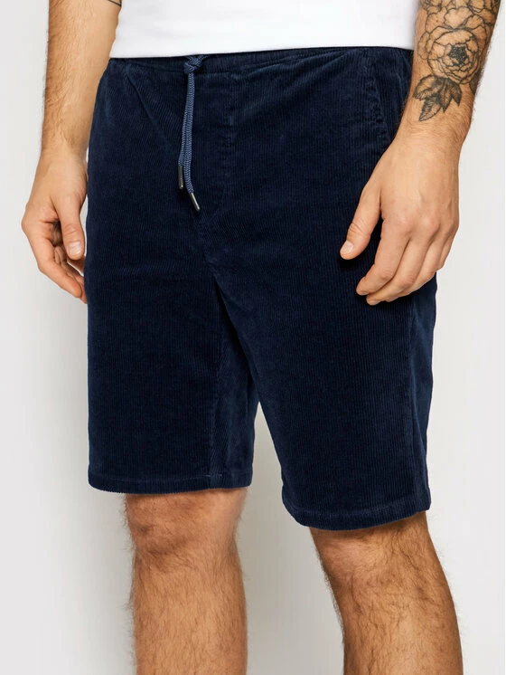 Εκπτωση 🥰 Only & Sons Άνδρες Υφασμάτινα Σορτς Σορτς υφασμάτινο Linus 22019120 Σκούρο μπλε Regular Fit ✔️