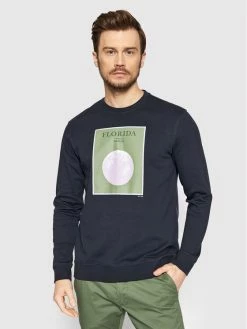 Εκπτωση 👏 Only & Sons Άνδρες Μπλούζες Χωρίς Φερμουάρ Μπλούζα Ike 22022144 Σκούρο μπλε Regular Fit ✨