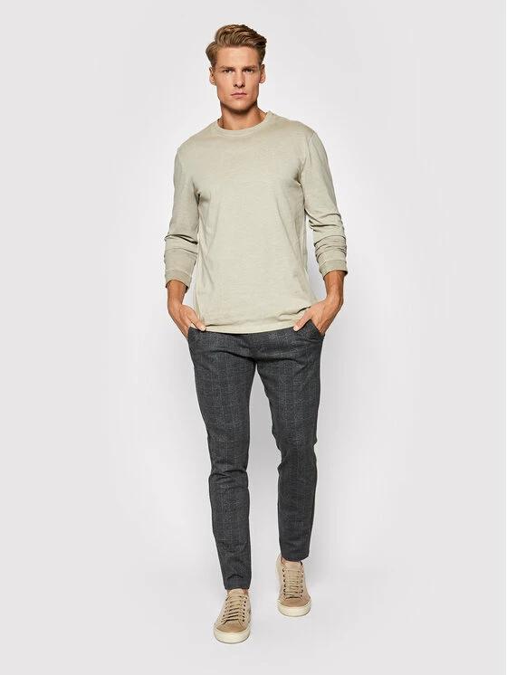 Εξοδος 💯 Only & Sons Άνδρες Μακρυμάνικα Longsleeve Millenium 22020148 Μπεζ Regular Fit 😉 - Image 2