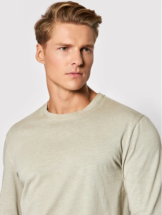 Εξοδος 💯 Only & Sons Άνδρες Μακρυμάνικα Longsleeve Millenium 22020148 Μπεζ Regular Fit 😉 - Image 4