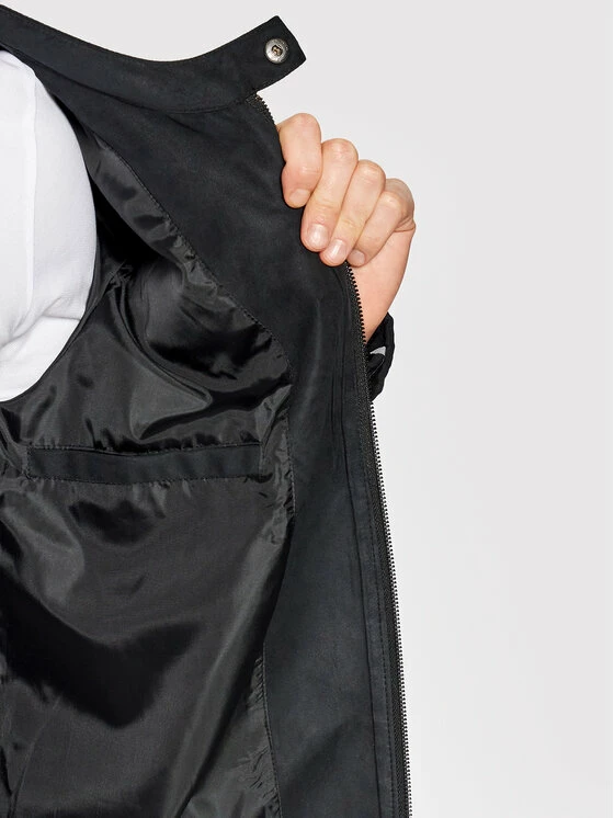 Ολοκαίνουργιο 🎁 Only & Sons Άνδρες Δερμάτινα Μπουφάν Μπουφάν από απομίμηση δέρματος Willow 22021446 Μαύρο Regular Fit 😉 - Image 5