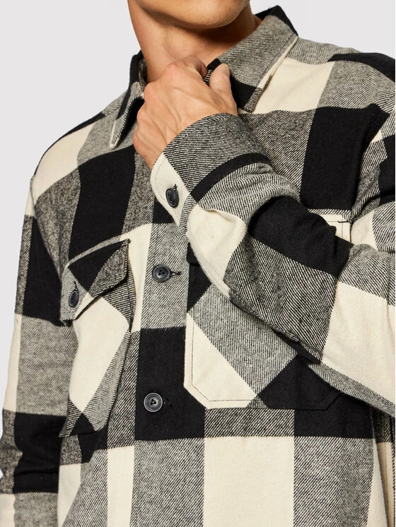 Καλύτερη πώληση 🔔 Only & Sons Άνδρες Casual Πουκάμισα Πουκάμισο Milo 22019854 Μαύρο Relaxed Fit 👏 - Image 4