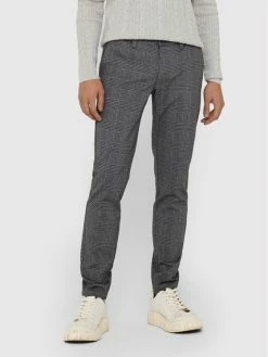 Πολύ καλή προσφορά 🤩 Only & Sons Άνδρες Παντελόνια Chinos Παντελόνι Chino Mark 22018649 Γκρι Regular Fit 🔔