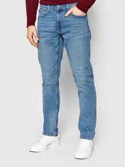 Αγορά ❤️ Only & Sons Άνδρες Straight Leg Τζιν Weft 22020770 Μπλε Regular Fit 🎁