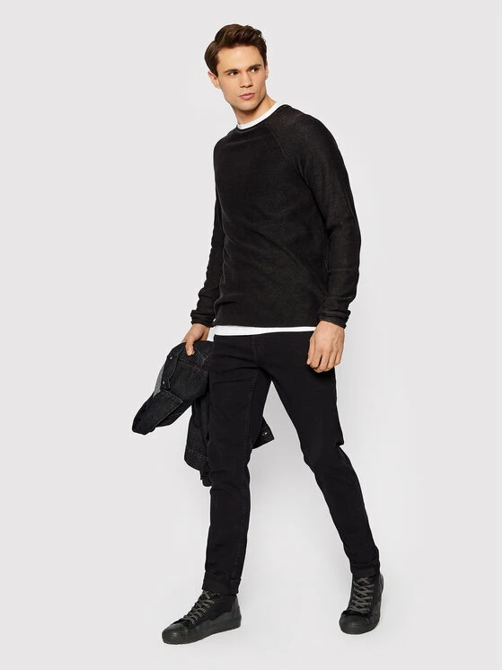 Τοπ 10 🔔 Only & Sons Άνδρες Τζιν Loom 22013346 Μαύρο Slim Fit 💯 - Image 2