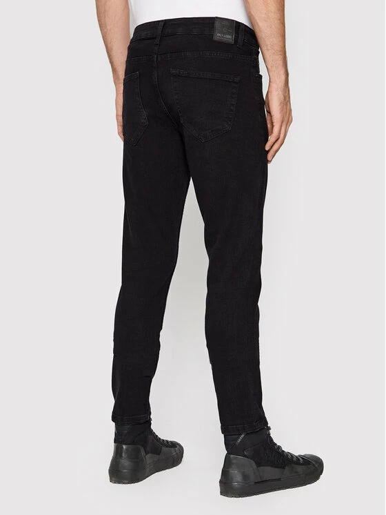 Τοπ 10 🔔 Only & Sons Άνδρες Τζιν Loom 22013346 Μαύρο Slim Fit 💯 - Image 3