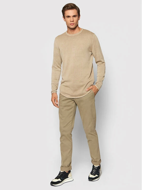 Best Pirce ✔️ Only & Sons Άνδρες Μακρυμάνικα Longsleeve Garson 22021094 Μπεζ Regular Fit 🥰 - Image 2