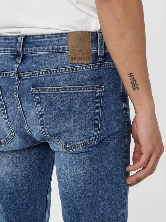 Καλύτερες κριτικές για ⌛ Only & Sons Άνδρες Τζιν Warp 22018256 Σκούρο μπλε Skinny Fit 🤩 - Image 5