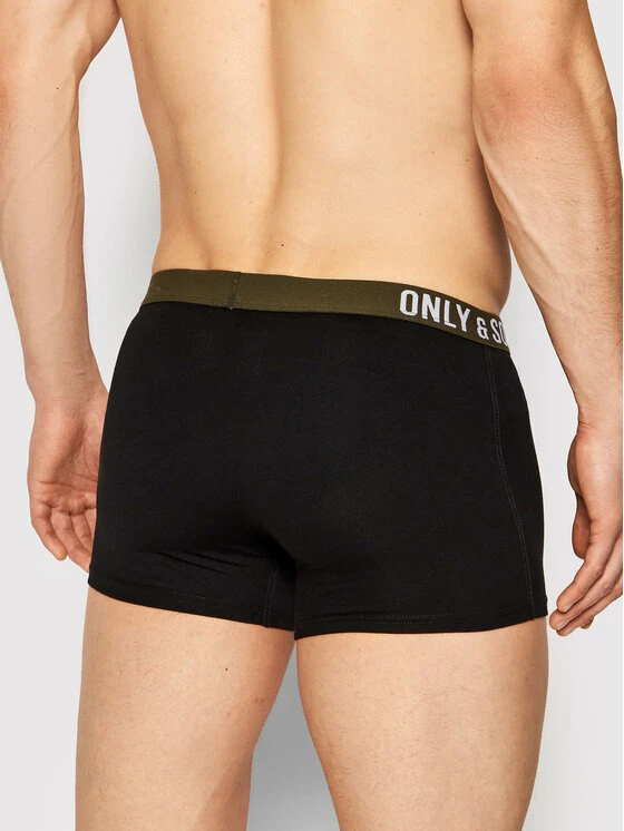 ΧΟΝΔΡΙΚΟ ΕΜΠΟΡΙΟ 😉 Only & Sons Άνδρες Μπόξερ Σετ μποξεράκια 3 τμχ Fitz 22021058 Μαύρο ⭐ - Image 4
