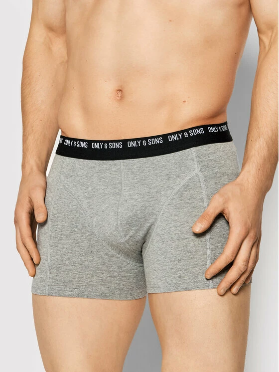 Προώθηση ⭐ Only & Sons Άνδρες Μπόξερ Σετ μποξεράκια 3 τμχ Nolen 22011050 Έγχρωμο 👏 - Image 2