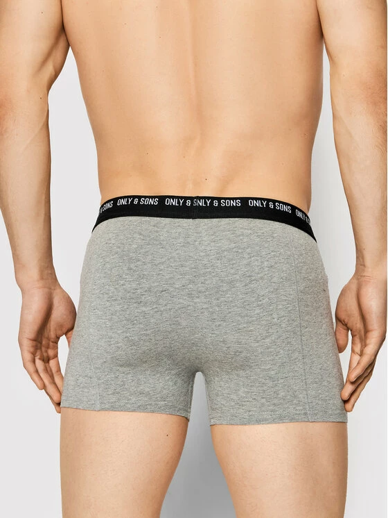 Προώθηση ⭐ Only & Sons Άνδρες Μπόξερ Σετ μποξεράκια 3 τμχ Nolen 22011050 Έγχρωμο 👏 - Image 4