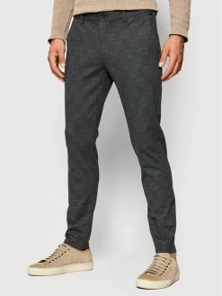 Προϋπολογισμός 🔥 Only & Sons Άνδρες Υφασμάτινα Παντελόνια Παντελόνι υφασμάτινο Mark 22023361 Μαύρο Tapered Fit 🌟