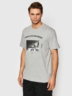 ΧΟΝΔΡΙΚΟ ΕΜΠΟΡΙΟ 😀 Only & Sons Άνδρες T-shirts T-Shirt Gilbert 22022671 Γκρι Regular Fit 🤩