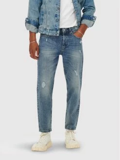 Καλύτερες κριτικές για ⭐ Only & Sons Άνδρες Loose Fit Τζιν Avi 22022839 Μπλε Carrot Fit 🎉