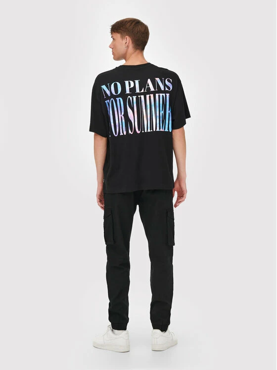 ΧΟΝΔΡΙΚΟ ΕΜΠΟΡΙΟ 🌟 Only & Sons Άνδρες T-shirts T-Shirt Illian 22022149 Μαύρο Oversize ❤️ - Image 2