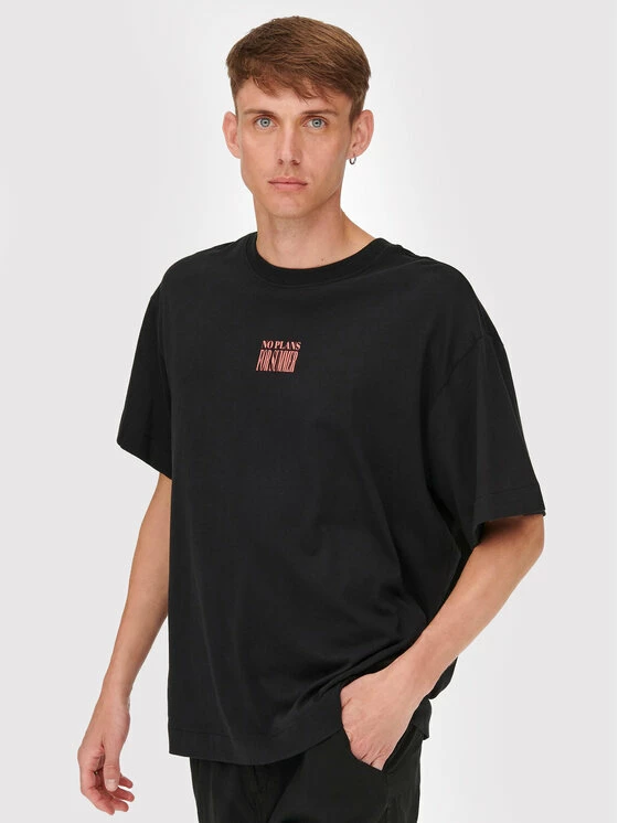 ΧΟΝΔΡΙΚΟ ΕΜΠΟΡΙΟ 🌟 Only & Sons Άνδρες T-shirts T-Shirt Illian 22022149 Μαύρο Oversize ❤️ - Image 4