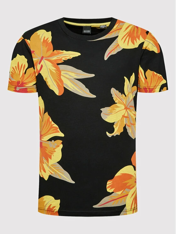 Προώθηση 🛒 Only & Sons Άνδρες T-shirts T-Shirt Klop 22022164 Μαύρο Regular Fit 😀