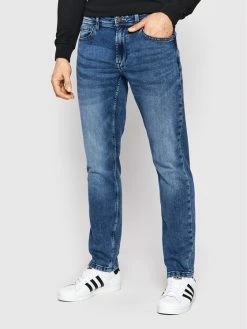 Καλύτερη πώληση ⭐ Only & Sons Άνδρες Straight Leg Τζιν Weft 22021886 Σκούρο μπλε Regular Fit 🔔