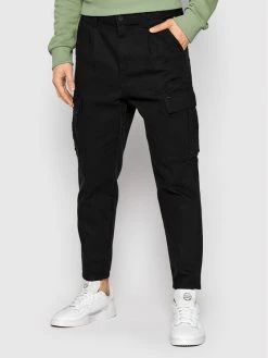 Προϋπολογισμός 🤩 Only & Sons Άνδρες Υφασμάτινα Παντελόνια Παντελόνι υφασμάτινο Dew 22021821 Μαύρο Tapered Fit 🤩