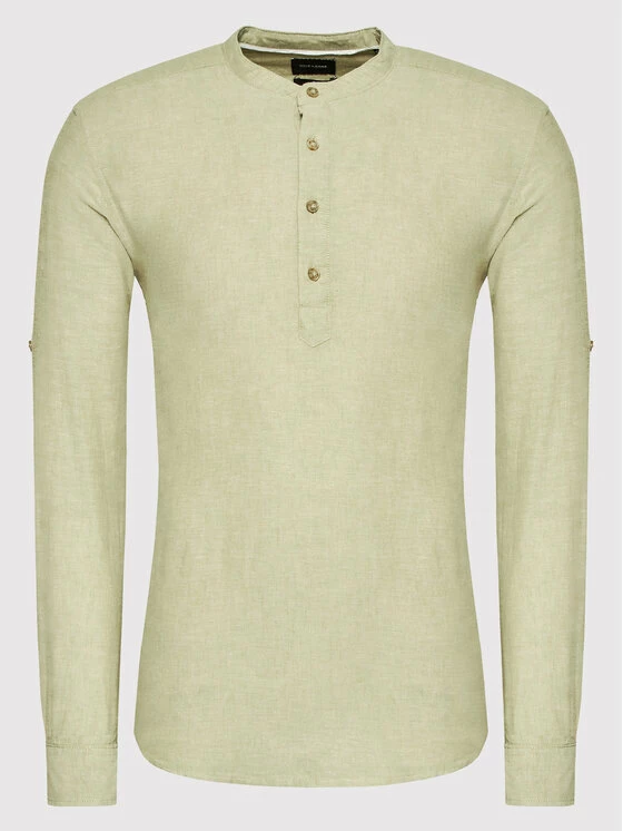 Τοπ 10 💯 Only & Sons Άνδρες Casual Πουκάμισα Πουκάμισο Caiden 22009883 Πράσινο Regular Fit 🌟