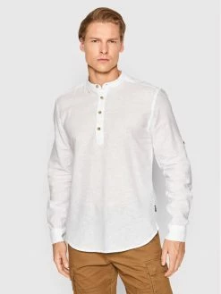 Προϋπολογισμός 👏 Only & Sons Άνδρες Casual Πουκάμισα Πουκάμισο Caiden 22009883 Λευκό Regular Fit 🎁