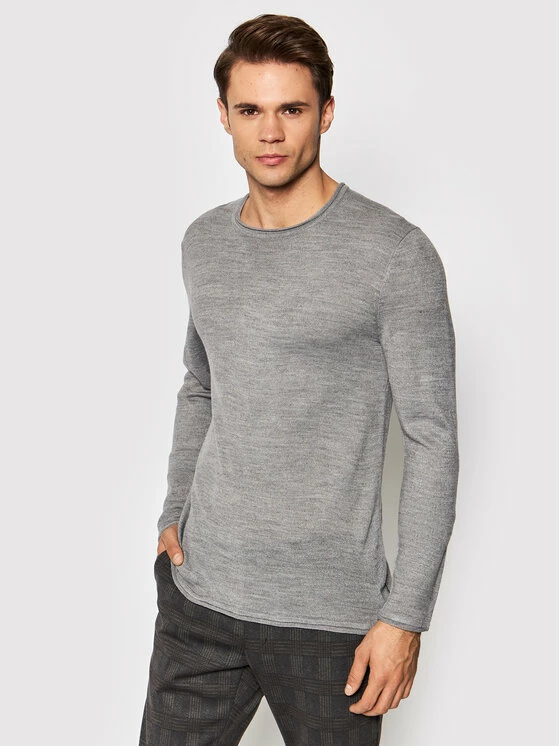 Καλύτερη πώληση 😀 Only & Sons Άνδρες Πουλόβερ Larson 22021662 Γκρι Regular Fit 🎉