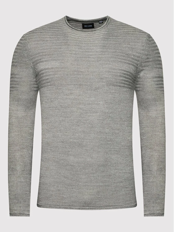 ΧΟΝΔΡΙΚΟ ΕΜΠΟΡΙΟ ⌛ Only & Sons Άνδρες Πουλόβερ Blade 22021678 Γκρι Regular Fit 🥰 - Image 5