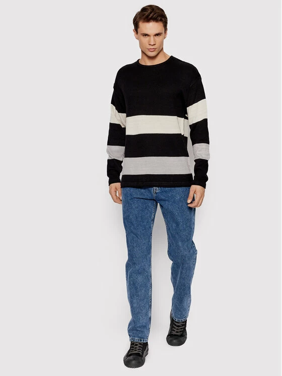 Flash Sale 🥰 Only & Sons Άνδρες Πουλόβερ Jan 22020990 Μαύρο Regular Fit 🌟 - Image 2