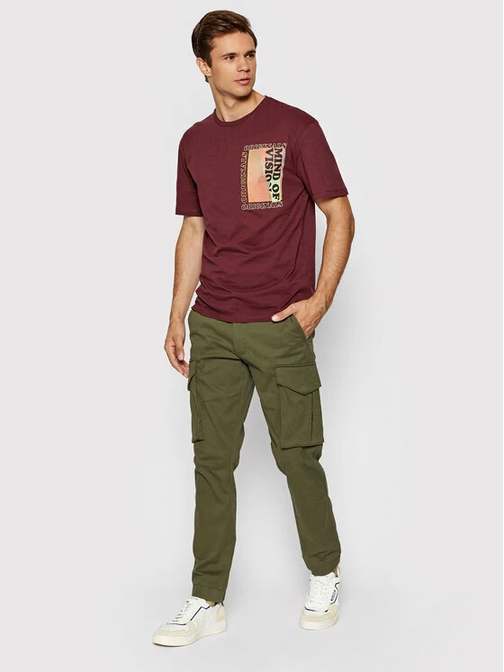 Εκπτωση 🛒 Only & Sons Άνδρες Υφασμάτινα Παντελόνια Παντελόνι υφασμάτινο Kim 22020490 Πράσινο Regular Fit 💯 - Image 2