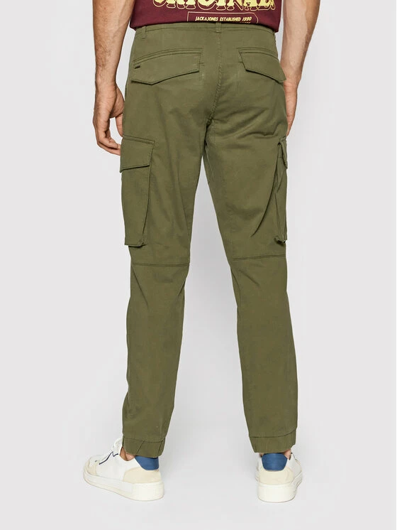 Εκπτωση 🛒 Only & Sons Άνδρες Υφασμάτινα Παντελόνια Παντελόνι υφασμάτινο Kim 22020490 Πράσινο Regular Fit 💯 - Image 3