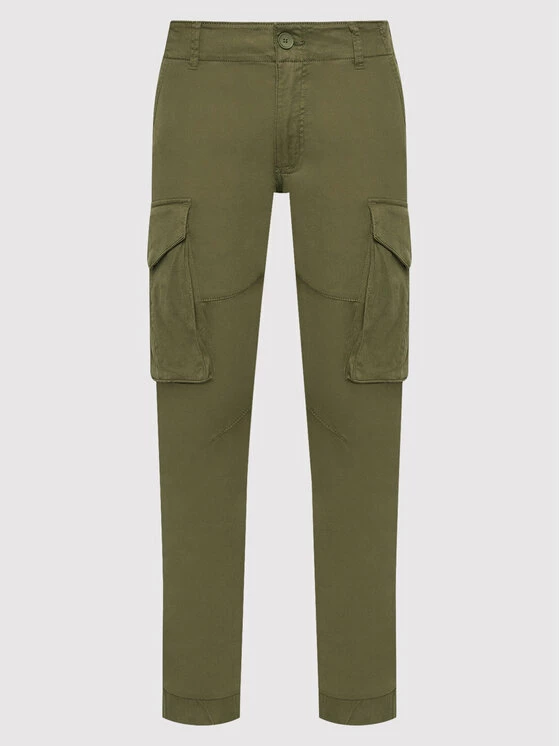 Εκπτωση 🛒 Only & Sons Άνδρες Υφασμάτινα Παντελόνια Παντελόνι υφασμάτινο Kim 22020490 Πράσινο Regular Fit 💯 - Image 5