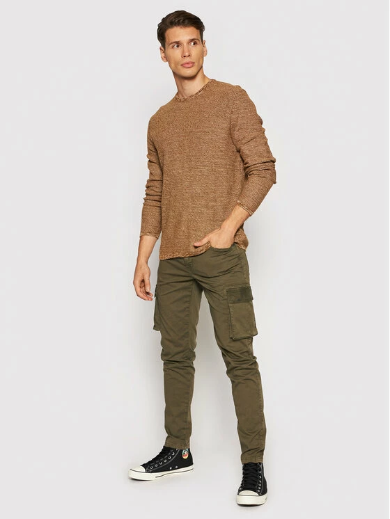 Η καλύτερη συμφωνία 👍 Only & Sons Άνδρες Πουλόβερ Niko 22019979 Καφέ Regular Fit ⌛ - Image 2