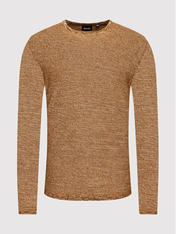 Η καλύτερη συμφωνία 👍 Only & Sons Άνδρες Πουλόβερ Niko 22019979 Καφέ Regular Fit ⌛ - Image 5