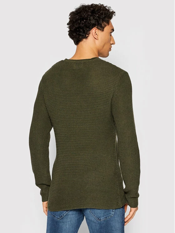 Αγορά 🎁 Only & Sons Άνδρες Πουλόβερ Sato 22007296 Πράσινο Regular Fit 🌟 - Image 3