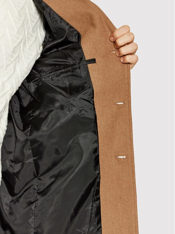 Καλύτερη πώληση 💯 Only & Sons Άνδρες Μεταβατικά Παλτά Μάλλινο παλτό Julian 22010254 Καφέ Regular Fit 🤩 - Image 5