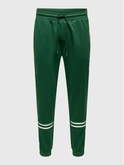 Προϋπολογισμός 🎉 Only & Sons Άνδρες Παντελόνια Φόρμας Παντελόνι φόρμας Squid 22023685 Πράσινο Regular Fit ✔️