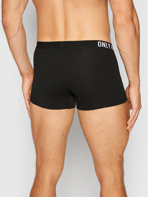 Πολύ καλή προσφορά 🧨 Only & Sons Άνδρες Μπόξερ Σετ μποξεράκια 3 τμχ Fitz 22021058 Μαύρο ⭐ - Image 4