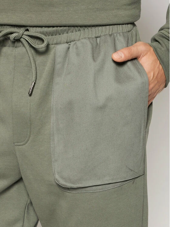 Αγορά 😀 Only & Sons Άνδρες Παντελόνια Φόρμας Παντελόνι φόρμας Ronald 22020688 Πράσινο Regular Fit 😀 - Image 4