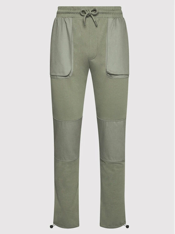 Αγορά 😀 Only & Sons Άνδρες Παντελόνια Φόρμας Παντελόνι φόρμας Ronald 22020688 Πράσινο Regular Fit 😀 - Image 5